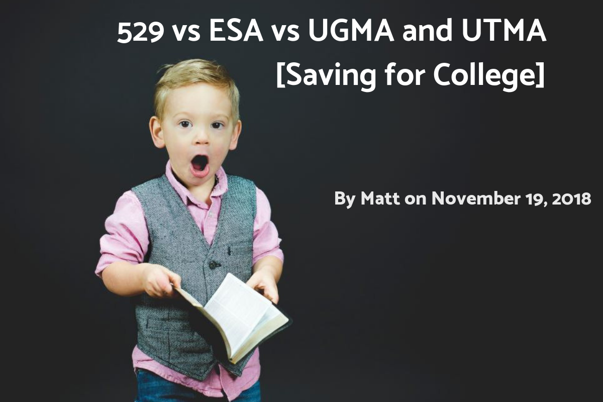 Read more about the article 529 vs ESA vs UGMA and UTMA [Saving for College in 2024]